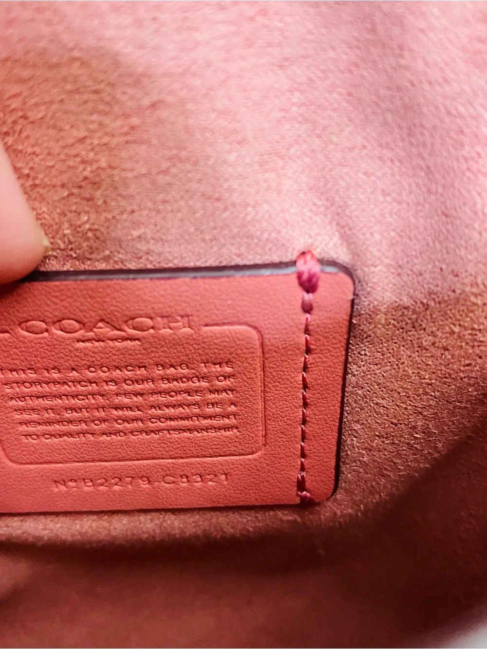 Coach Lonnie North South Crossbody Bag Pink Signature Jacquard Pebble Leather